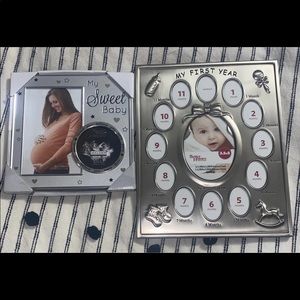 Baby's 1st Year Milestone & Ultrasound Photo Frame